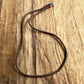 Genuine(real) braided leather necklace cords Solid Sterling Silver Ends And Clasps Jewelry Supplies