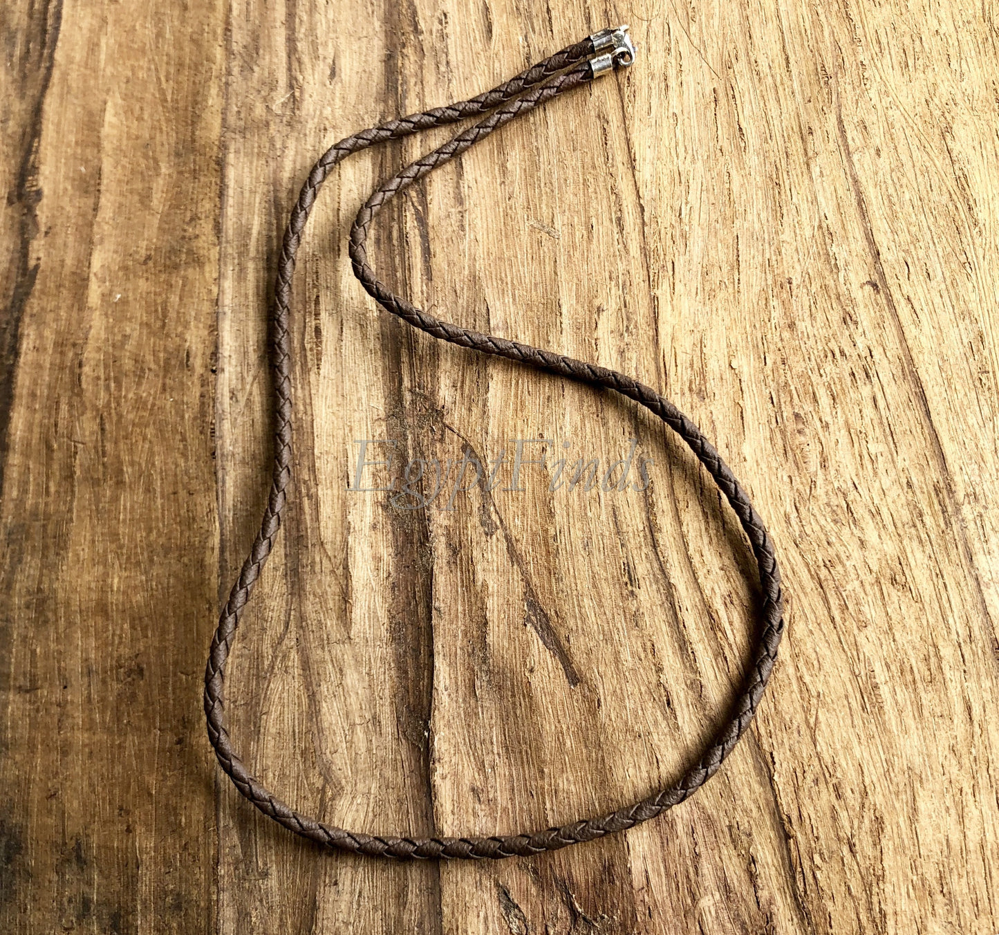 Genuine(real) braided leather necklace cords Solid Sterling Silver Ends And Clasps Jewelry Supplies