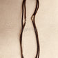Genuine(real) braided leather necklace cords Solid Sterling Silver Ends And Clasps Jewelry Supplies