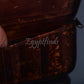 Egyptian Genuine Leather Hand made Leather Tut Wallet Purse W/Checkbook Cover