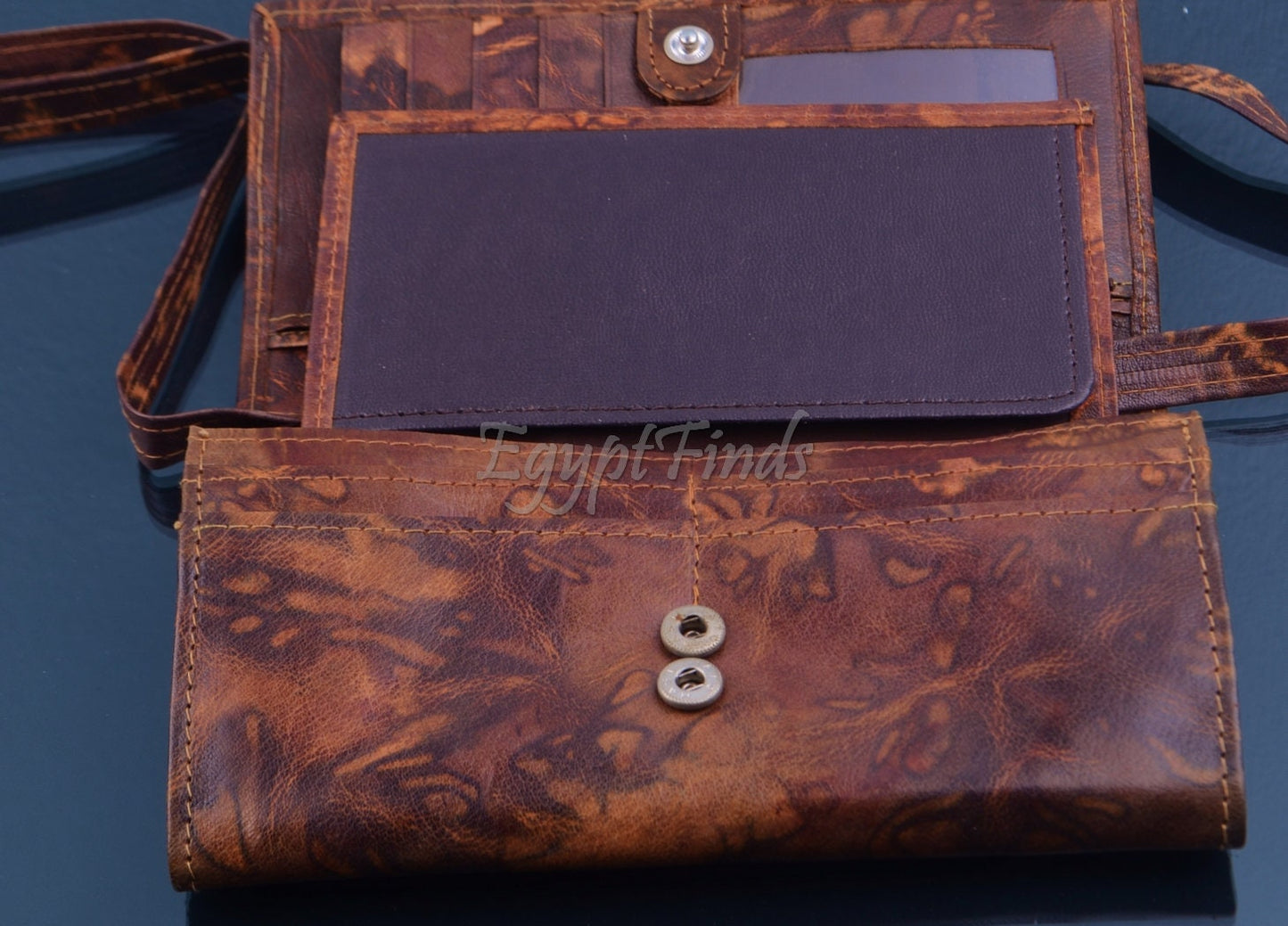 Egyptian HandMade Genuine Leather Life Key Cross Body Women's Purse