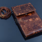 Egyptian Hand Made Genuine Leather Osiris iphone Mobile Smart Phone Case Purse Body Cross Bag