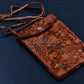 Egyptian Genuine Leather king Tut Passport Wallet Holder