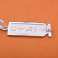 Customized Wide Egyptian Personalized Sterling Silver Ankh Cartouche Pendant Charm , WORLD WIDE Express Shipping