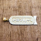 Egyptian Customized Winged Scarab Personalized 18K Gold Cartouche Necklace WORLD WIDE Express Shipping