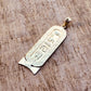 Egyptian Customized Winged Isis Personalized 18K Gold Cartouche Pendant WORLD WIDE Express Shipping