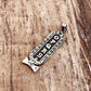 Egyptian Winged Isis Sterling Silver Cartouche Pendant Necklace Charm EXPRESS SHIPPING