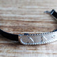 Put your name On Egyptian Personalized Solid Silver Cartouche In Leather Bracelet ,WORLD WIDE Express Shipping