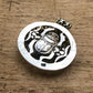 Egyptian Personalized Eye Sun Ra Circle Scarab Sterling Silver Cartouche Name Pendant Charm