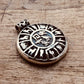 Egyptian Personalized Eye Sun Ra Circle Scarab Sterling Silver Cartouche Name Pendant Charm