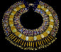Beautiful Egyptian Hand Made 16 Scarabs Mummy bead Cleopatra Collar Necklace