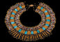 Beautiful Egyptian Hand Made 16 Scarabs Mummy bead Cleopatra Collar Necklace Mummy Beads Jewelry