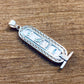 Egyptian Framed Open Work Sterling Silver Personalized Name Cartouche Pendant