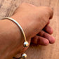 Egyptian Wide Customized Handmade Solid Silver Cartouche Bracelet
