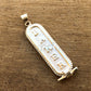 Egyptian Framed Sterling Silver Cartouche Name Pendant , Customize Your Own Cartouche Name