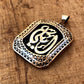 Personalized Hand Made Any Name Arabic Islamic Silver Name Solid Arabic Nameplate Pendant  Necklace Charm , WORLD WIDE Express Shipping