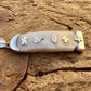 Egyptian Customized Name Personalized White Sterling Silver Cartouche Pendant Up to 9 Characters