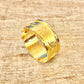 Egyptian Personalized Customized 18k Solid Gold Cartouche Ring Express Shipping World Wide