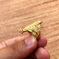 Egyptian Personalized Customized 18k Solid Gold Cartouche Ring Express Shipping World Wide -Personalized in English & Hieroglyphs