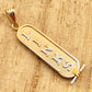 Egypt Solid 18K Gold Personalized 18K Gold Cartouche 6 Letters - custom gold cartouche- personalize gold cartouche -gyptische kartusche