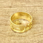 Egyptian Personalized Customized 18k Solid Gold Cartouche Ring Express Shipping World Wide