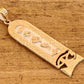 Egyptian Personalized Eye Of Horus  Cartouche With  9K Solid Gold Frame And Letters,WORLD WIDE Express Shipping