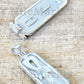 Egyptian Personalized Thick Ankh Sterling Silver Nameplate Cartouche Pendant , WORLD WIDE Express Shipping,
