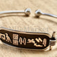 Egyptian Wide Customized Handmade personalize cartouche Sterling Silver Cartouche Bracelet Cartouche personalize  cartouche égyptienne or
