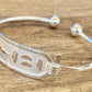 Egyptian Wide Customized Handmade personalize cartouche Sterling Silver Cartouche Bracelet Cartouche personalize  cartouche égyptienne or