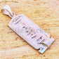 Egyptian Sterling Silver Ankh Cartouche Pendant, hieroglyph personalize - cartouche égyptienne or - personalize cartouche