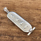 Egyptian Wide Opal Personalized Sterling Silver Cartouche Pendant Charm, WORLD WIDE Express Shipping.
