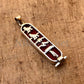 Egyptian Multi Background Skins Open Work Personalized Sterling Silver Cartouche , WORLD WIDE Express Shipping