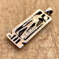 Egyptian Personalized Name Sterling Silver Anubis Cartouche Pendant, WORLD WIDE Express Shipping