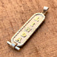 Egyptian Sterling Silver Framed Cartouche Necklace ,WORLD WIDE Express Shipping,