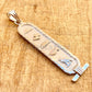 Egyptian Sterling Silver Framed Cartouche Necklace ,WORLD WIDE Express Shipping,