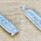 Egyptian Personalized Silver Double Sided Cartouche (Get a name on each side )Customize Your Own Cartouche - Double-Faced cartouche