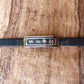 Egyptian Personalized Solid Silver Cartouche In Leather Bracelet ,  WORLD WIDE Express Shipping