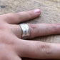 Egyptian Personalized Sterling Silver Cartouche Ring ,Your Name Handcrafted in Hieroglyphic Or English Or Arabic