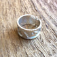 Egyptian Personalized Sterling Silver Cartouche Ring ,Your Name Handcrafted in Hieroglyphic Or English Or Arabic