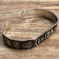 Egypt Wide Personalized Solid Silver Cartouche Cuff Bangle Bracelet Cartouche  - personalize cartouche -Cartouche Name Plate Bracelet