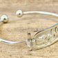 Egyptian Wide Customized Handmade Solid Silver Cartouche Bracelet