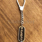 Egyptian Personalized Solid Silver Cartouche Key Chain  keyring , WORLD WIDE Express Shipping,