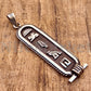 Egyptian Framed Sterling Silver Cartouche Name Pendant , Customize Your Own Cartouche Name