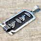 Egyptian Sterling Silver Ankh Cartouche Pendant, hieroglyph personalize - cartouche égyptienne or - personalize cartouche