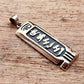 Egyptian Personalized Name Sterling Silver Anubis Cartouche Pendant, WORLD WIDE Express Shipping