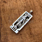 Egyptian Personalized Name Sterling Silver Cartouche Pendant necklace With Isis On The Back