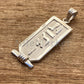 Customized Egyptian Personalized Sterling Silver Ankh Cartouche Pendant