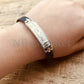Egyptian personalize cartouche Ankh Life Key Personalized Name Sterling Silver Cartouche In Leather Bracelet , cartouche personalize
