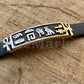Egyptian personalize cartouche Ankh Life Key Personalized Name Sterling Silver Cartouche In Leather Bracelet , cartouche personalize