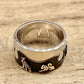 Egyptian Personalized Sterling Silver Name 2Cartouche Ring Band Express Shipping World Wide